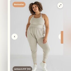 Imbodhi “BODHI Jumpsuit” in Oatmeal SMALL